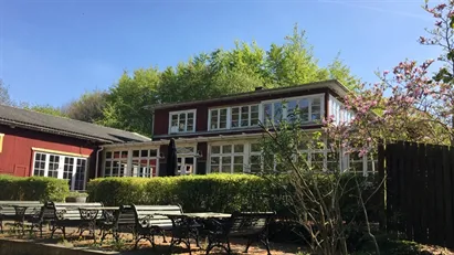 Cafe i naturskønne omgivelser