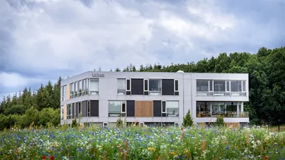 Smuk, stort kontorlokale med udsigt til skov og Himmelbjerget i Ry