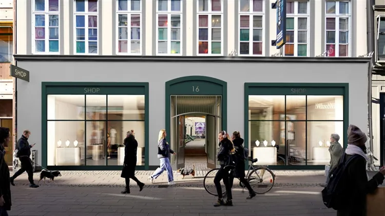 328 m2 butik i København K til leje