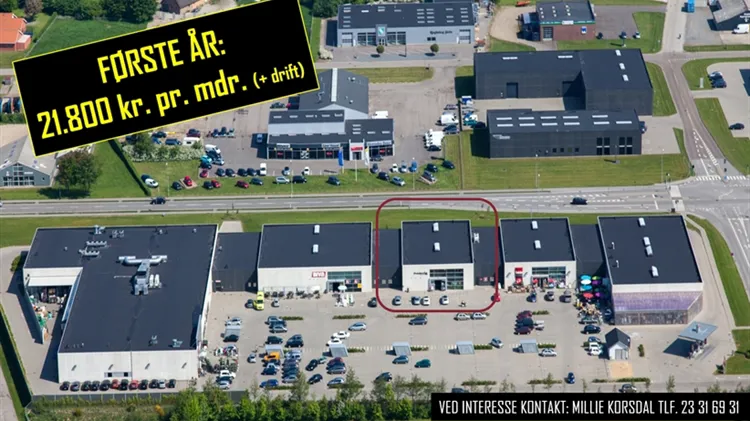 875 m2 butik i Ringkøbing til leje