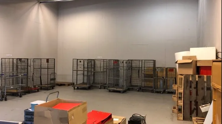 100 m2 lager i Viby Sjælland til leje