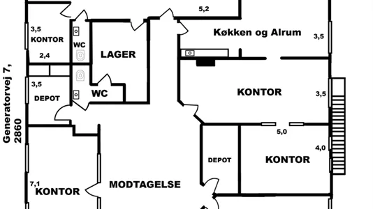 Kontorslokaler för uthyrning i Søborg - foto 2