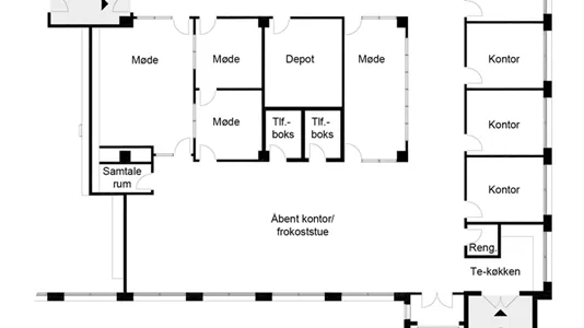 Kontorlokaler til leje i København S - billede 11