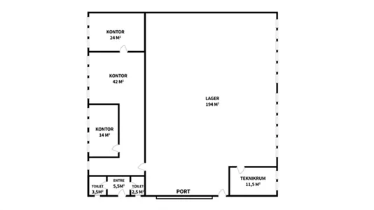 Office spaces for rent in Havdrup - photo 1