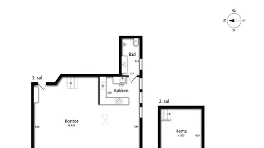 Büros zur Miete in Lille Skensved - Foto 7