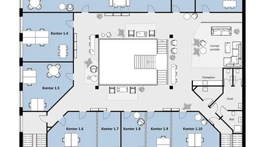 Kontorfællesskaber til leje i Ballerup - billede 14