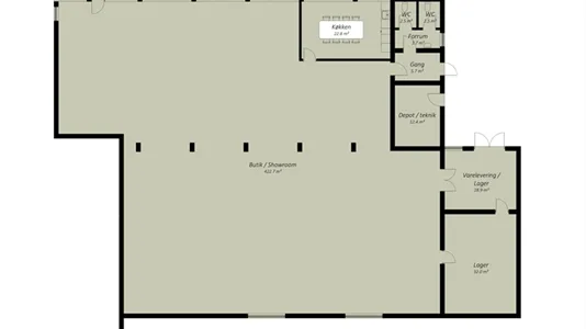 Butikslokaler til leje i Kolding - billede 6