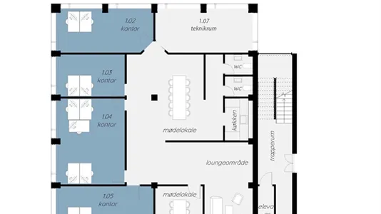 Kontorfællesskaber til leje i Randers C - billede 11