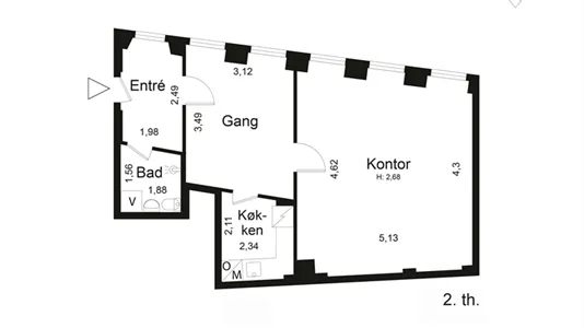Kontorlokaler til leje i København K - billede 10